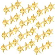 [OFFSCH] 12pcs pentagram badge Lapel Pins Hat Star Pin Star Shape Hat Badges Star Rating Badges three star badge Veterans Day Decorations decor for men hat for men backpack decorations man