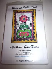 "POSY IN POLKA DOT" QUILT PATTERN BY APPLIQUE AFTER HOURS