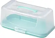 Tala Rectangular Cake Carrier and Storage Container, Ideal for Cakes, Loafs and Cupcakes, Airtight with Strong and Stable Base and Secure Locking Clips and Carrier Handle, BPA Free