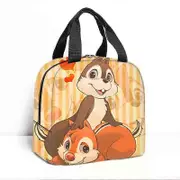 c577 Chip n Dale Children Lunch Bags Kids School Insulated Lunch Bag Portable Cooler Tote Food tbd577