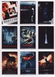CHRIS NOLAN MOVIE POSTER MAGNETS (memento inception dark knight interstellar)