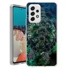 For Samsung Galaxy A23 5g A52 A53 TPU Case Cover+Glass(Sea Turtle)