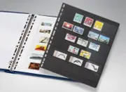 Four strip - Prinz System single sided extra wide stock pages per 5