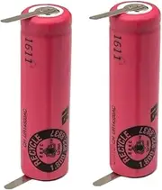 UR14500AC 740mAh 3.7V Battery Compatible with Oral B Pro 2 Type - 3766 iO4 iO5 iO6 iO7 iO9 iO8 3758 3759 Electric Toothbrush(2pcs Battery)