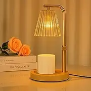Candle Warmer Lamp with Timer - Adjustable Height & 4 Brightness Levels, Electric Wax Melter for Large Jar Candles, Home Decor, Yoga, and Gifts