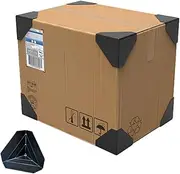 [80 Pack] Shipping Box Corner Protectors Plastic Packaging Edge Protectors, Carton Packing Corner Guard Frame Corner Protectors 60 Type Handcraft Packaging Protector for Express Box Packaging.