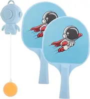 GANAZONO Hanging Table Tennis Trainer for Indoor Portable Door Pong Game Set with Rackets Balls Visual Skill Development Motor Coordination Exercise