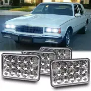 For Chevrolet Caprice 1977-1986 4x6" LED Headlights Sealed Hi/Lo Beam (for: Chevrolet)