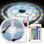 5M 16.4ft LED Strip Lights Remote Control Bedroom for Indoor Outdoor Use