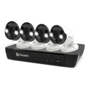 Swann NVR8-8580 2TB HD 4 X NHD-887MSFB 4K Spotlight CAM SONVK-886804FB RRP $1899