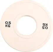 Snblzhef Gym Micro-Type Plates Dumbbell Weight Plate Rubber Fractional Weight Plates Add-on Aperture 50.4mm 0.5KG