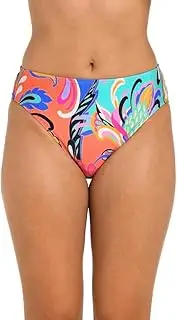 [24th & Ocean] Women's Mid Waist Bikini Swimsuit Bottom