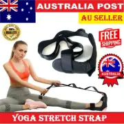 Yoga Flexibility Stretch Band Leg Fascia Stretcher Strap Ballet Gym Trainer DM