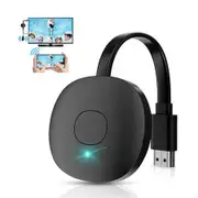 4K 5G Wireless HDMI Display Dongle Adapter, Mirror Screen Display Adapter Stream Video, Audio from Phone, Pad, Mac, Android, Win Laptop to TV, Projector