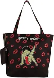 [Betty Boop] Women's Tote or Duffle Bag Fashion Shoulder or Crossbody Duffle Weekender Bag