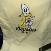 Bananas Monkey Yellow Youth Size 5/S Shirt T-shirt Streetwear Design