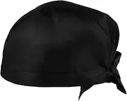 [SAFIGLE] Chef Hat for Men Women Small Black Ribbon Fashionable Comfortable for Kitchen Catering
