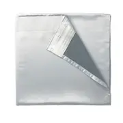 GLANSNÄVA curtain liners, 1 pair, light grey, 143x240 cm