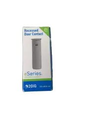 2GIG Encrypted Recessed Door Contact Transmitter - 345Mhz 2GIG-DW20E-345 eSeries