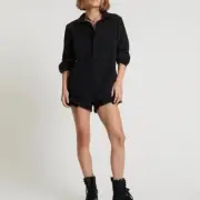 OneTeaspoon ONYX BLACK PROPHECY JUMPSUIT BLACK ☮ Size XSMALL $189