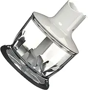 Braun MQ 30 Chopper Attachment - Hand Blender Accessory Compatible with Braun MultiQuick Hand Blender with EasyClick System, 500 ml, White