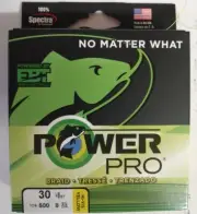 Power Pro 30 LB Pound 500 Yard Braided Fishing Line Spectra Hi-Vis Yellow