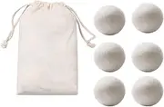Wool Drying Balls, 6 Sets of Reusable Natural softeners, Drying Balls, Reduce Clothing Wrinkles