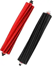 Dual Main Brush Replacement Compatible with Ro-borock S8 Pro Ultra, S8, S8+, Q5 Pro, Q5 Pro+, Q8Max and Q8Max+ Robot Vacuum Cleaner, Two Roller Brushes Included, Multi-Surface Brushes (1-Set) ﻿