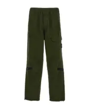 Stone Island Elasticated Waist Loose Fit Trousers 29,31 olive green