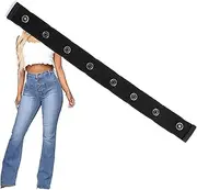 [Generic] Elastic Waist Extenders | Adjustable Waist Expansion Strap Waistband Expanders,Elastic Maternity Belly Bands, Waist Expansion Strap Buttons Extender for Men and Women