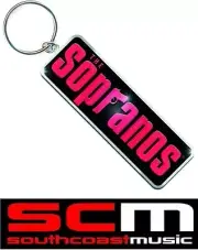 THE SOPRANO's TV SHOW LOGO KEYCHAIN TOP QUALITY KEY RING OFFICIAL KEYRING CHAIN