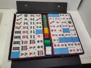 New With Damaged Case. Mose Cafolo - Mahjong Game Set 146 Numbered Large Tiles