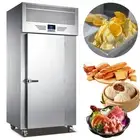 Wixkix 15 Trays Commercial Blast Chiller Freezer with Trolley Cart 220V 3 Phase