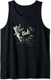 [Disney] Peter Pan Tinker Bell Sparkle Foot Trail Tank Top