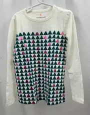 Girl's J Crew Crew Cuts T Shirt 6 - 7 Foil Trees