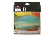24pc Jasart Byron 12ml Oil Paint Art Craft Canvas Colouring Painting Tube Set