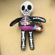 NWT Bark Box Lick or Treat 'Barry Bones" Skeleton Halloween Plush Dog Toy sz. M