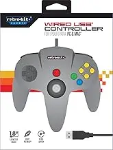 N64 Wired USB Controller Mac Retro-Bit Europe (PC DVD)