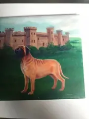 MASTIFF TRIVET / TILE 6X6 COLLECTIBLE