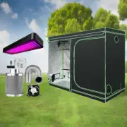 Grow Tent 2000W LED Grow Light 280X140X200cm Mylar 6" Ventilation