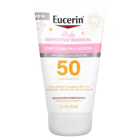 在飛比找iHerb優惠-[iHerb] Eucerin 嬰兒，敏感礦物質抗曬乳液，S