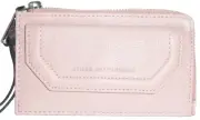 AIMEE KESTENBERG Dusty RoseLeather Card/Key Holder Wallet NWT