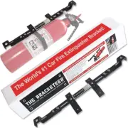 The Bracketeer Car Fire Extinguisher Bracket | Universal Design Fits Most Veh...