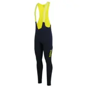 BNWT DARK NAVY CHARTRUESE RAPHA THERMAL PRO TEAM II CYCLING BIB TIGHTS W/PAD MED
