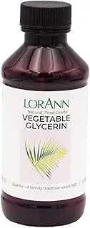 LorAnn Vegetable Glycerine, Natural 4 Ounce Bottle