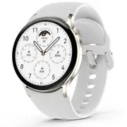 Bluetooth Smart Watch 1.43 Touch Screen Call Heart Rate Blood Pressure BT 5.3 White