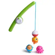 Munchkin Magnetic Kids Fishin' Bath Toy With Fishing Rod And Underwater Bobbers