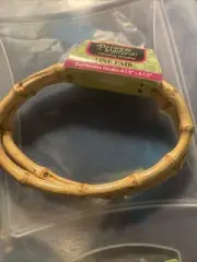 Purse N Alize It! Bamboo Oval Handles 8.5” X 5.5”