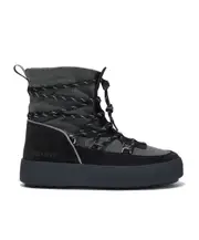 lacing snow boots 40 Black