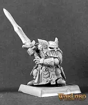 Reaper: Dwarves: Logrim, Dwarf Captain (Metal)